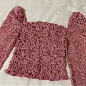 Pink TopShop Top Blouse